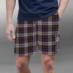ScotsTee Shop Scottish MacDonald Dress 2 Tartan Plaid Cargo Shorts for Men