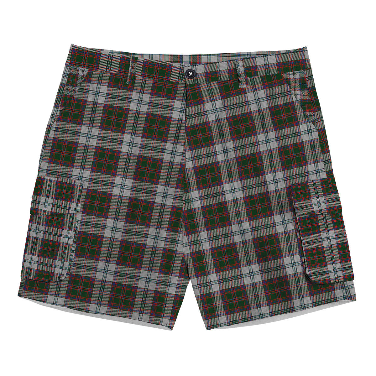 ScotsTee Shop Scottish Stewart of Appin Dress 1 Tartan Plaid Cargo Shorts for Men