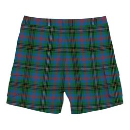 ScotsTee Shop Scottish Wood Ancient Clan Tartan Plaid Cargo Shorts for Men