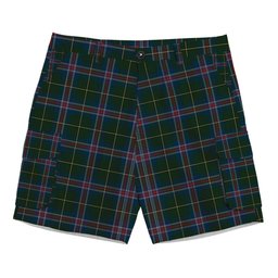 ScotsTee Shop Scottish Johnston Diana Dress Tartan Plaid Cargo Shorts for Men
