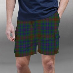 ScotsTee Shop Scottish Tennant Yules Tartan Plaid Cargo Shorts for Men