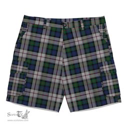 ScotsTee Shop Scottish Lauder Dress Tartan Plaid Cargo Shorts for Men