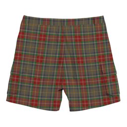 ScotsTee Shop Scottish Muirhead Hunting Modern Tartan Plaid Cargo Shorts for Men