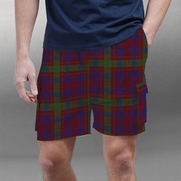 ScotsTee Shop Scottish MacTier of Durris Tartan Plaid Cargo Shorts for Men