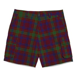 ScotsTee Shop Scottish MacTier of Durris Tartan Plaid Cargo Shorts for Men