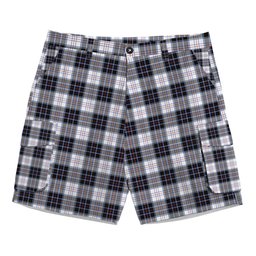 ScotsTee Shop Scottish MacRae Dress Modern Tartan Plaid Cargo Shorts for Men