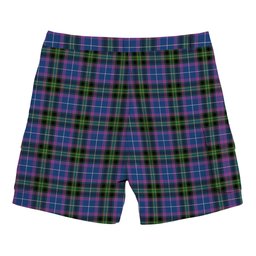 ScotsTee Shop Scottish Lang of Sherbrooke Modern Clan Tartan Plaid Cargo Shorts for Men