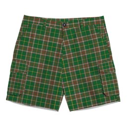 ScotsTee Shop Scottish Newfoundland Labrador Province Canada Ancient Tartan Plaid Cargo Shorts for Men