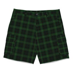 ScotsTee Shop Scottish McAulay Hunting Tartan Plaid Cargo Shorts for Men