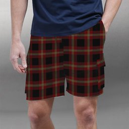 ScotsTee Shop Scottish Perry Dress Tartan Plaid Cargo Shorts for Men