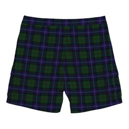 ScotsTee Shop Scottish Urquhart White Line Tartan Plaid Cargo Shorts for Men