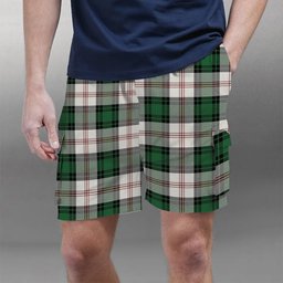 ScotsTee Shop Scottish Ross Arisaid Ancient Tartan Plaid Cargo Shorts for Men