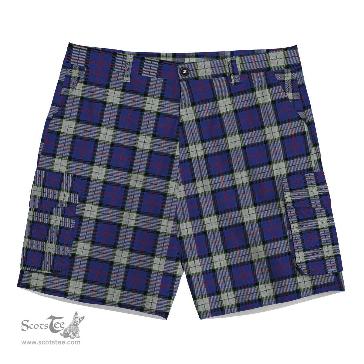 ScotsTee Shop Scottish Sinclair Dress Dance Tartan Plaid Cargo Shorts for Men
