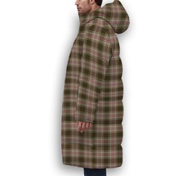 ScotsTee Shop Scottish Anderson Dress Premium Tartan Long Down Jacket Winter White Duck Down Plaid