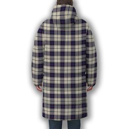 ScotsTee Shop Scottish Alexander of Menstry Dress Modern Premium Tartan Long Down Jacket Winter White Duck Down Plaid