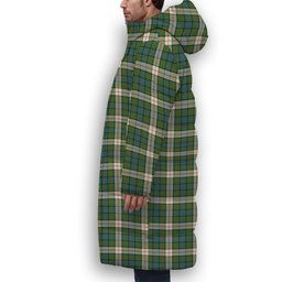 ScotsTee Shop Scottish Blair Dress Ancient Premium Tartan Long Down Jacket Winter White Duck Down Plaid