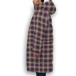 ScotsTee Shop Scottish Bruce of Kinnaird Dress (Dance) Premium Tartan Long Down Jacket Winter White Duck Down Plaid