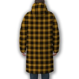 ScotsTee Shop Scottish Barclay Dress Ancient Clan Premium Tartan Long Down Jacket Winter White Duck Down Plaid