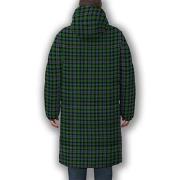 ScotsTee Shop Scottish Baillie of Lamington Modern Clan Premium Tartan Long Down Jacket Winter White Duck Down Plaid