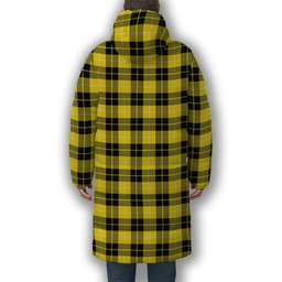 ScotsTee Shop Scottish Barclay Dress Modern Premium Tartan Long Down Jacket Winter White Duck Down Plaid