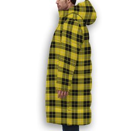 ScotsTee Shop Scottish Barclay Dress Modern Premium Tartan Long Down Jacket Winter White Duck Down Plaid