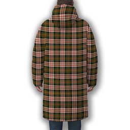 ScotsTee Shop Scottish Carnegie Dress Ancient Premium Tartan Long Down Jacket Winter White Duck Down Plaid