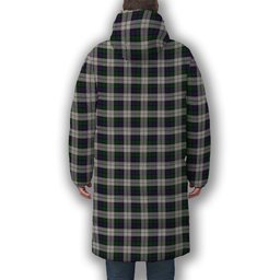 ScotsTee Shop Scottish Campbell of Cawdor Dress Premium Tartan Long Down Jacket Winter White Duck Down Plaid
