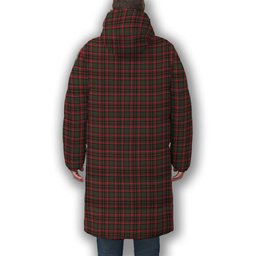 ScotsTee Shop Scottish Cumming Hunting Modern Premium Tartan Long Down Jacket Winter White Duck Down Plaid