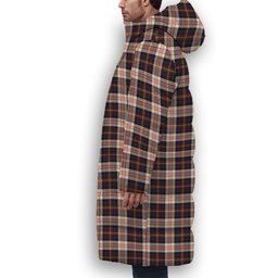ScotsTee Shop Scottish Cameron of Erracht Dress Modern Premium Tartan Long Down Jacket Winter White Duck Down Plaid