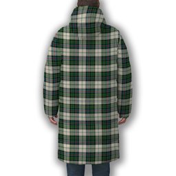 ScotsTee Shop Scottish Campbell of Cawdor Dress Ancient Premium Tartan Long Down Jacket Winter White Duck Down Plaid