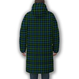 ScotsTee Shop Scottish Campbell of Argyll no guards Premium Tartan Long Down Jacket Winter White Duck Down Plaid