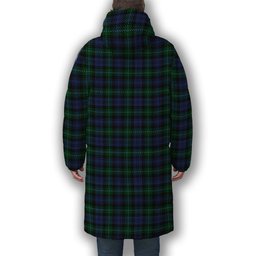 ScotsTee Shop Scottish Cheape of Torosay Premium Tartan Long Down Jacket Winter White Duck Down Plaid