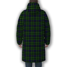 ScotsTee Shop Scottish Campbell of Breadalbane 2 Premium Tartan Long Down Jacket Winter White Duck Down Plaid