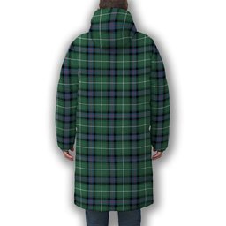 ScotsTee Shop Scottish Donald of the Isles Hunting Ancient Premium Tartan Long Down Jacket Winter White Duck Down Plaid