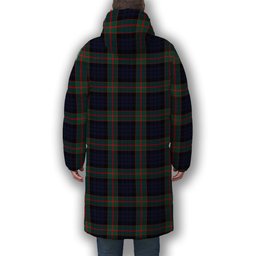 ScotsTee Shop Scottish Fletcher of Dunans Modern Premium Tartan Long Down Jacket Winter White Duck Down Plaid