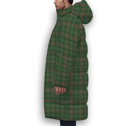 ScotsTee Shop Scottish Gayre Dress Premium Tartan Long Down Jacket Winter White Duck Down Plaid