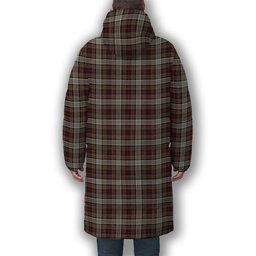 ScotsTee Shop Scottish Douglas Ancient Dress WCWM Premium Tartan Long Down Jacket Winter White Duck Down Plaid