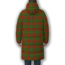 ScotsTee Shop Scottish Donald of Kingsburgh Ancient Premium Tartan Long Down Jacket Winter White Duck Down Plaid