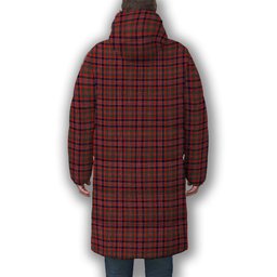 ScotsTee Shop Scottish Donald of Boisdale Modern Premium Tartan Long Down Jacket Winter White Duck Down Plaid