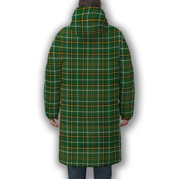ScotsTee Shop Scottish Foster Hunting Ancient Premium Tartan Long Down Jacket Winter White Duck Down Plaid