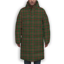 ScotsTee Shop Scottish Gayre Bodyguard 2 Premium Tartan Long Down Jacket Winter White Duck Down Plaid