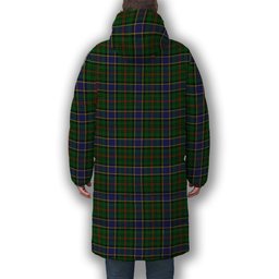 ScotsTee Shop Scottish Ogilvie Hunting 1 Premium Tartan Long Down Jacket Winter White Duck Down Plaid