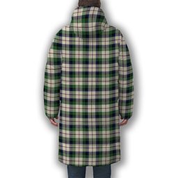 ScotsTee Shop Scottish Macnaghten Dress Modern Premium Tartan Long Down Jacket Winter White Duck Down Plaid