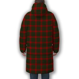 ScotsTee Shop Scottish MacGregor of Glenstrae 2 Premium Tartan Long Down Jacket Winter White Duck Down Plaid