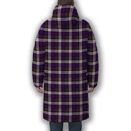 ScotsTee Shop Scottish MacDonald Dress Modern SC Premium Tartan Long Down Jacket Winter White Duck Down Plaid