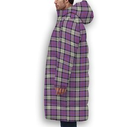 ScotsTee Shop Scottish Sinclair Dress (Dance) Ancient Clan Premium Tartan Long Down Jacket Winter White Duck Down Plaid