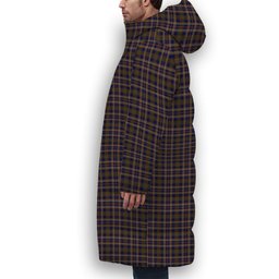 ScotsTee Shop Scottish Rutherford Simon Travis Alan Hunting Premium Tartan Long Down Jacket Winter White Duck Down Plaid