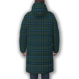 ScotsTee Shop Scottish Robertson Hunting Ancient Premium Tartan Long Down Jacket Winter White Duck Down Plaid
