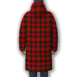 ScotsTee Shop Scottish McNeacail of Scorrybreac Premium Tartan Long Down Jacket Winter White Duck Down Plaid