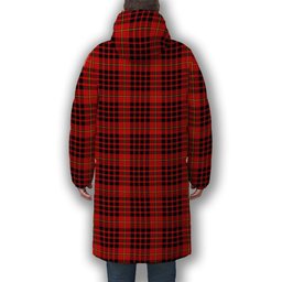 ScotsTee Shop Scottish MacDonald of Ardnamurchan Modern Premium Tartan Long Down Jacket Winter White Duck Down Plaid